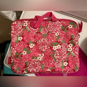 Lilly Pulitzer printed laptop case